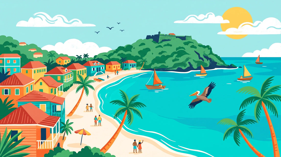 Saint-Martin en 8 lieux emblématiques (et leurs affiches)