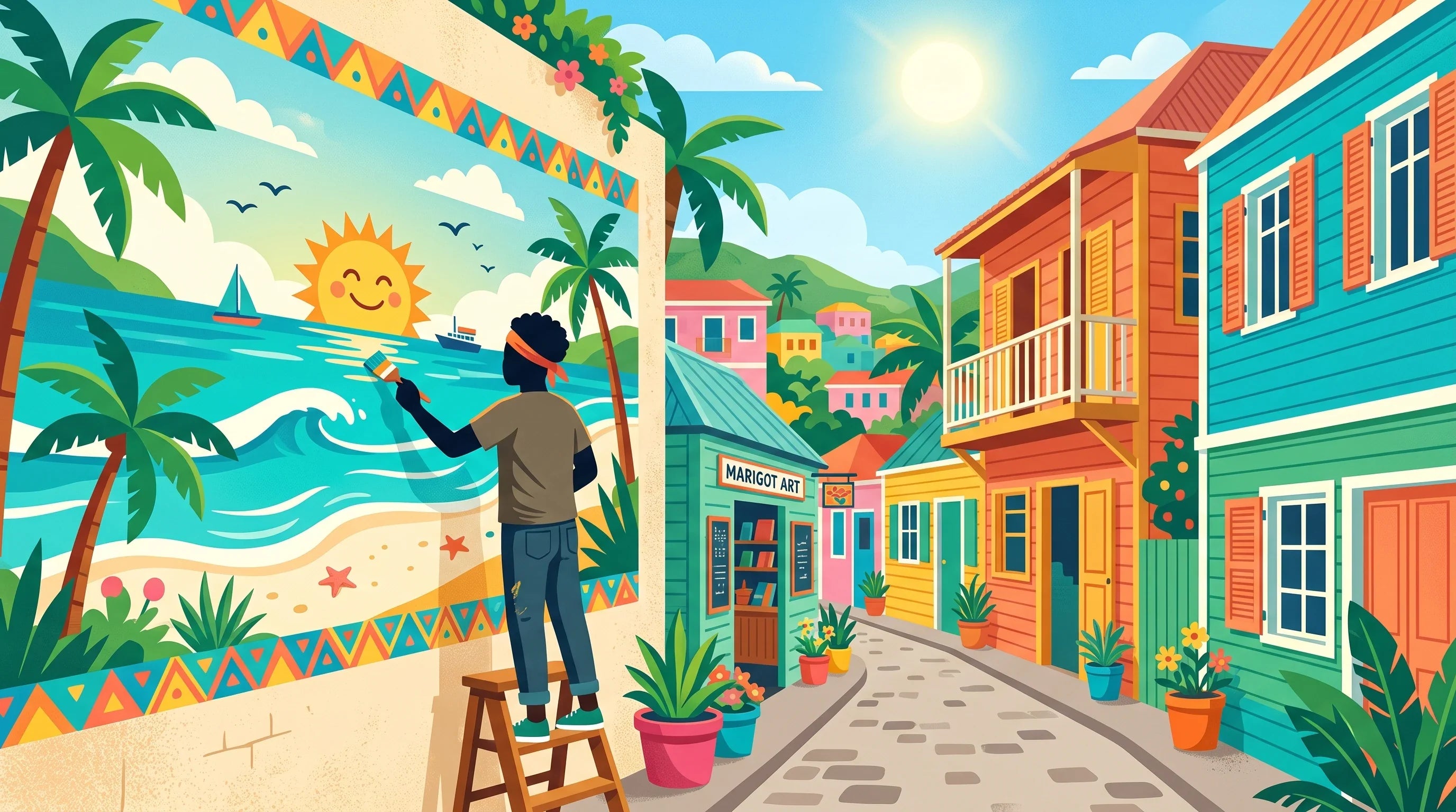 Qui est ESPA ? L'artiste de Saint-Martin qui exporte le bonheur