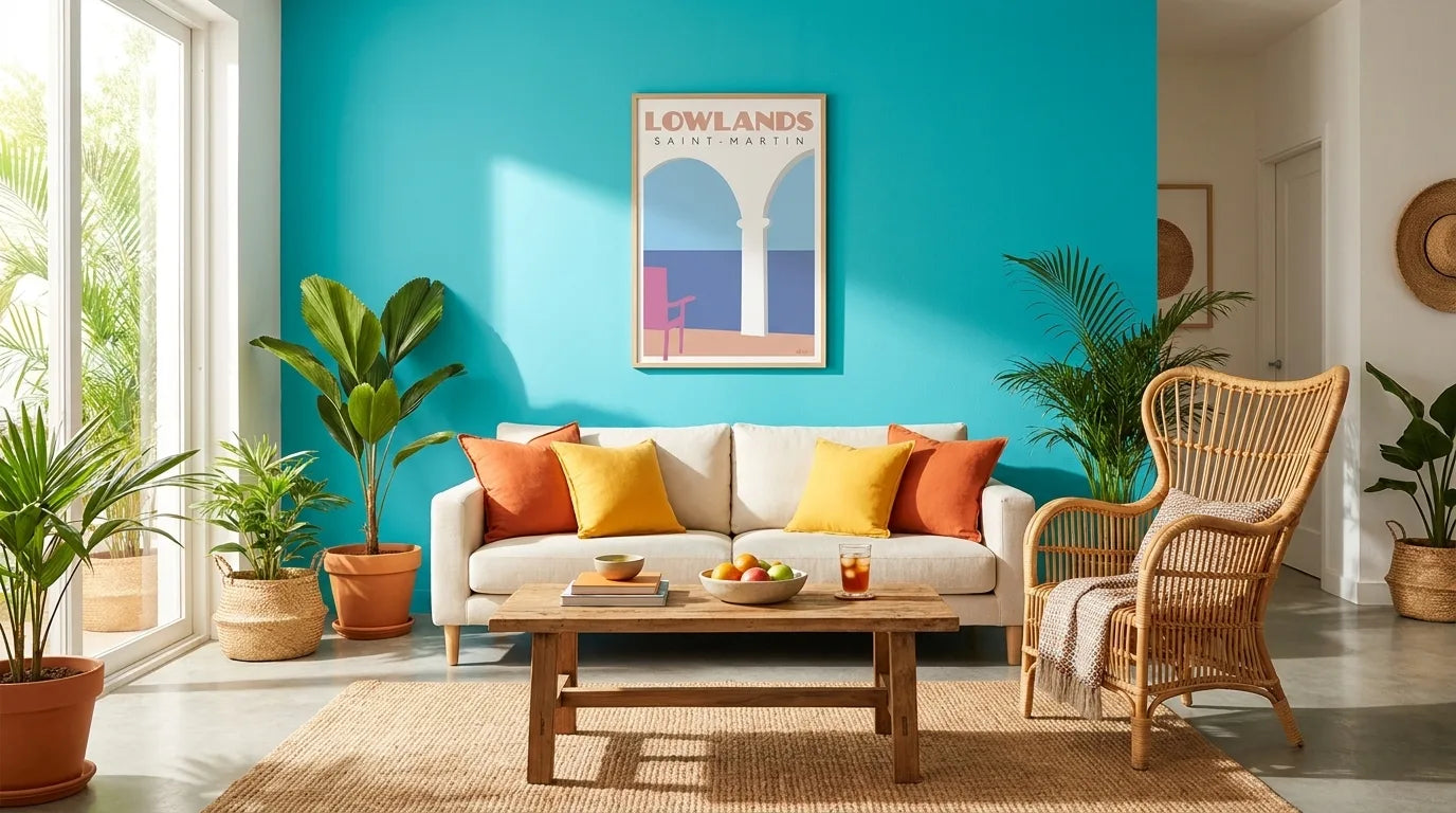 Comment associer les couleurs tropicales sans surcharger sa déco