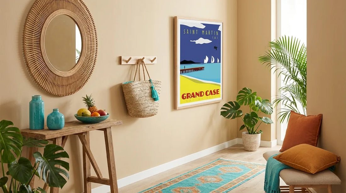 Décorer son entrée avec une touche caribéenne